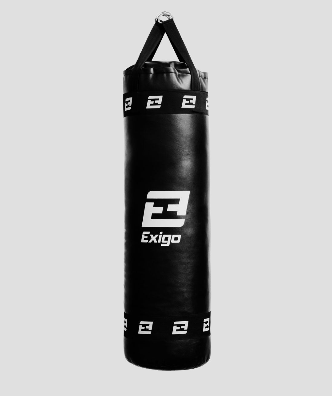 Exigo® Contender 4ft 35kg Synthetic Leather Punch Bag - Black