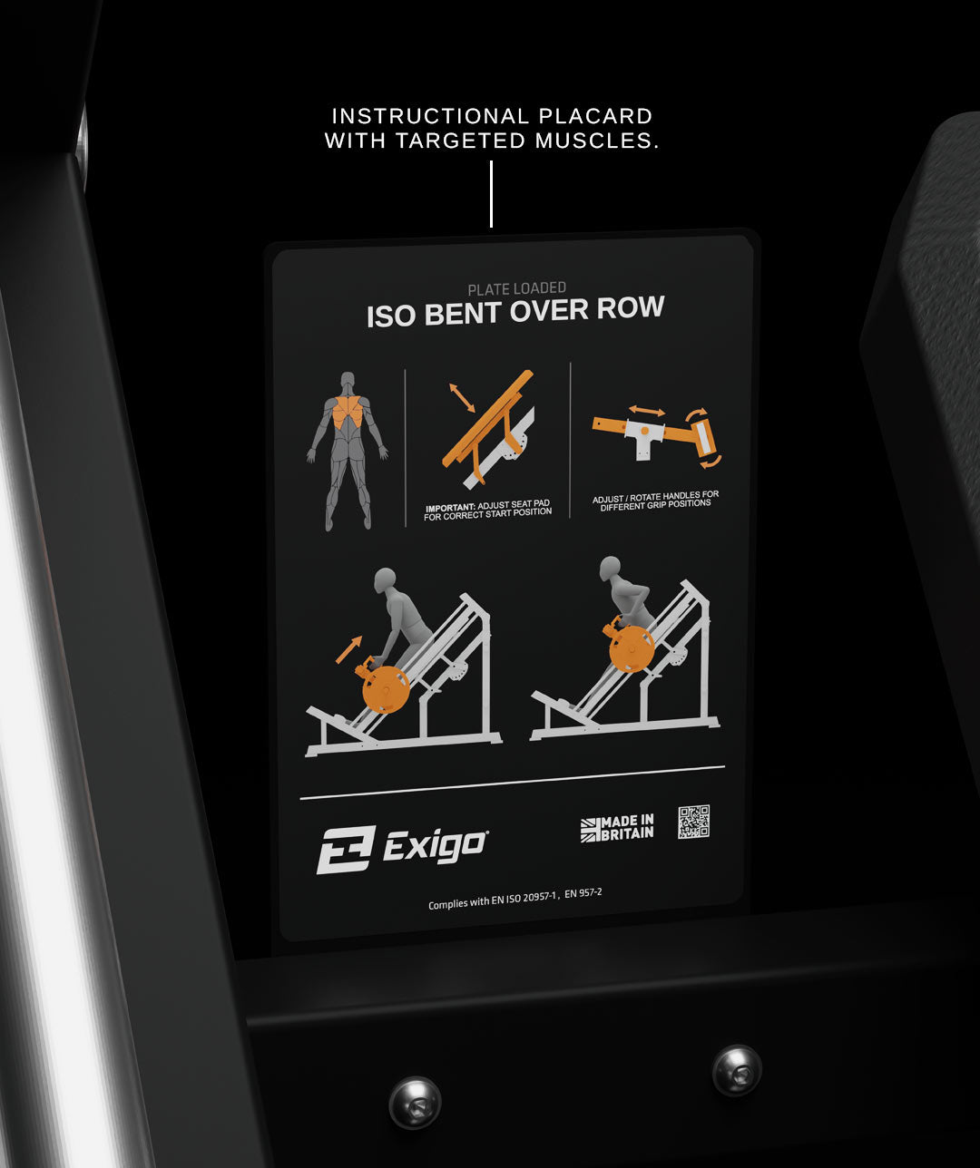 Exigo® Plate Loaded 2.0 ISO Bent Over Row