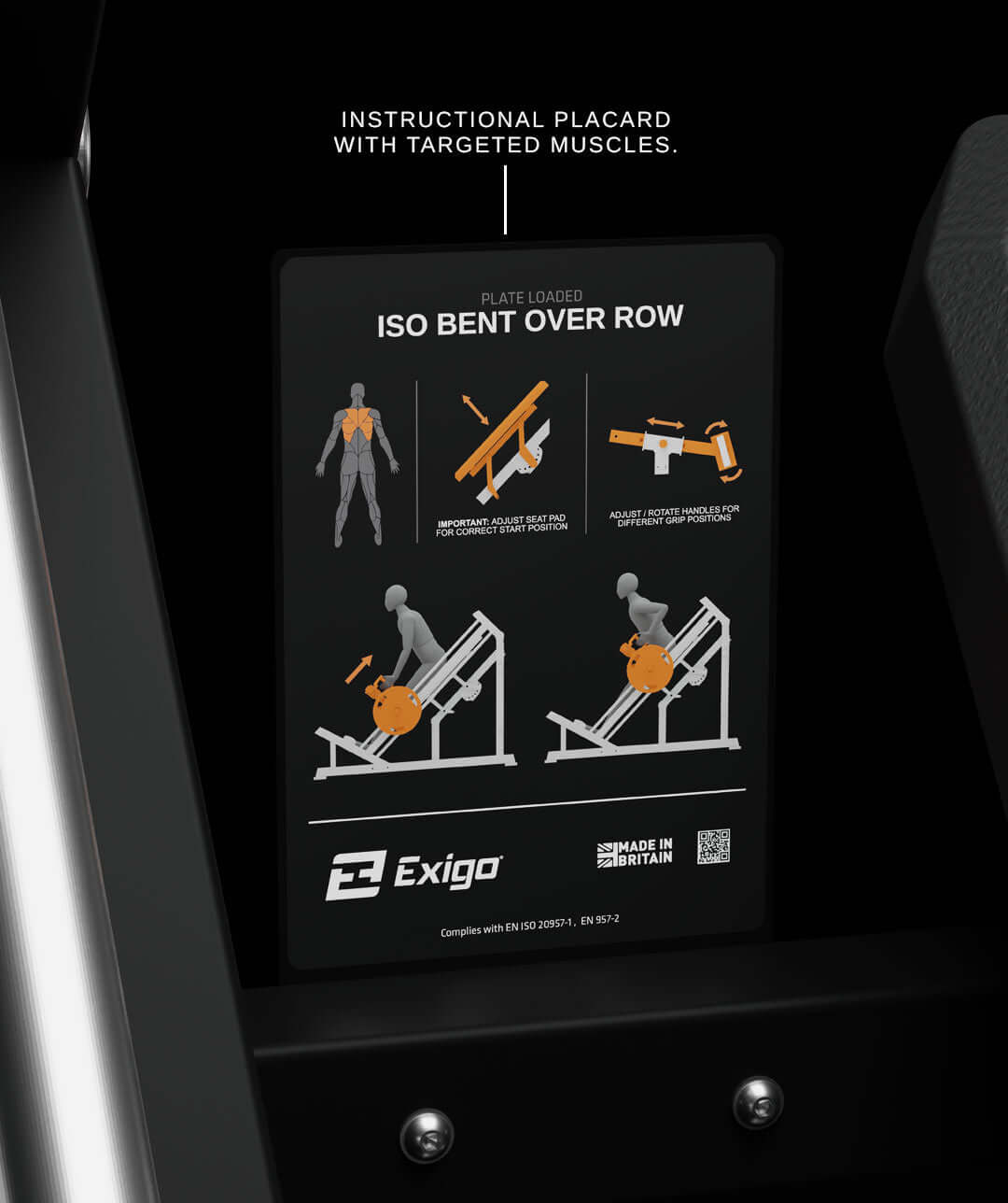 Exigo® Plate Loaded 2.0 ISO Bent Over Row
