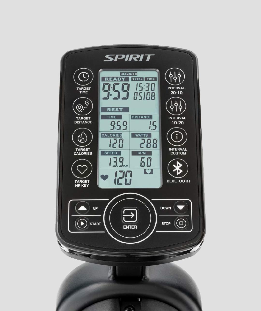Spirit Fitness AB900+ Air Bike - Black