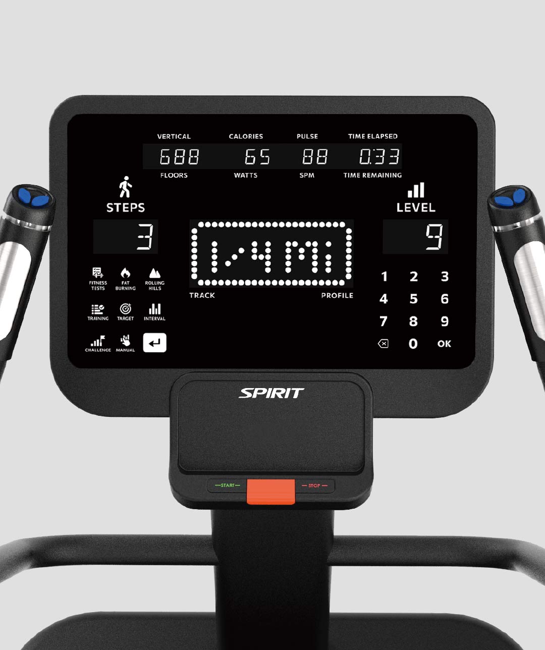 Spirit Fitness CSC980 Stair Climber - Graphite Grey