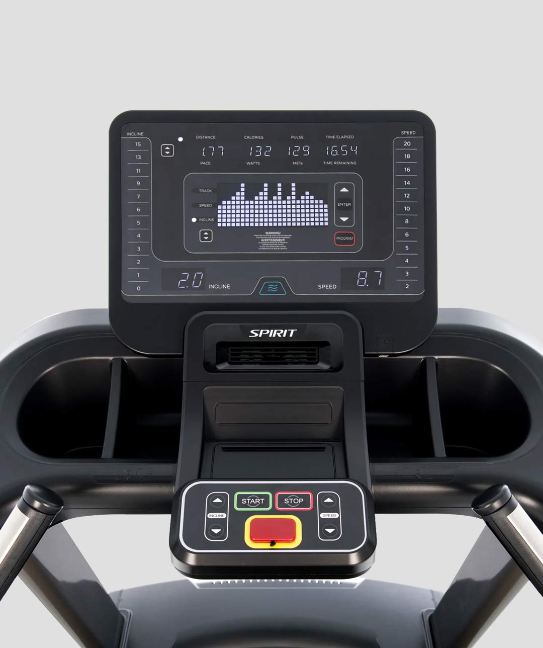 Spirit Fitness CT850+ Treadmill - Graphite Grey