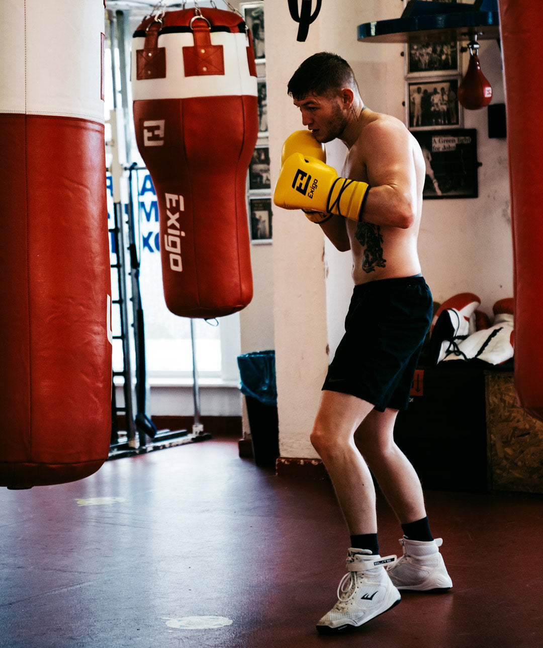 Exigo® F2 Fortis Leather Sparring Gloves - Lace