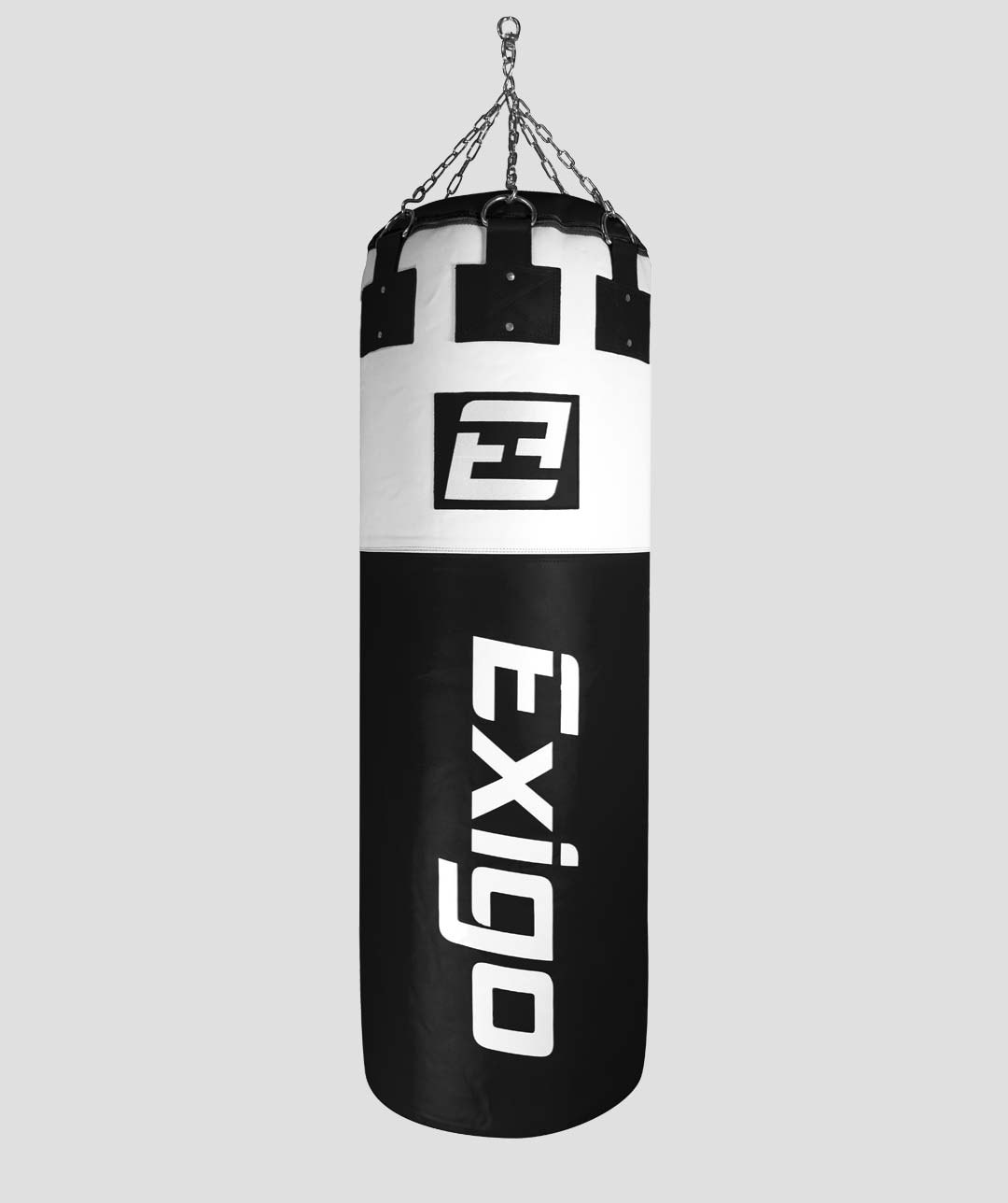 Exigo Immensus Classic Leather Punch Bag - Black/White