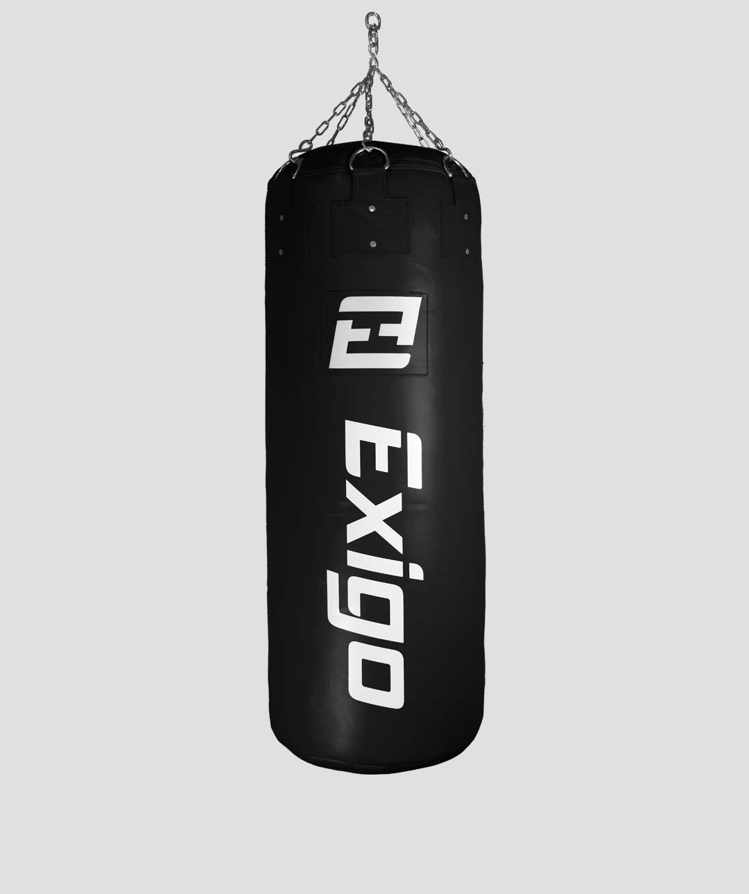Exigo 4ft Jumbo Buffalo Classic Leather Punch Bag - Black