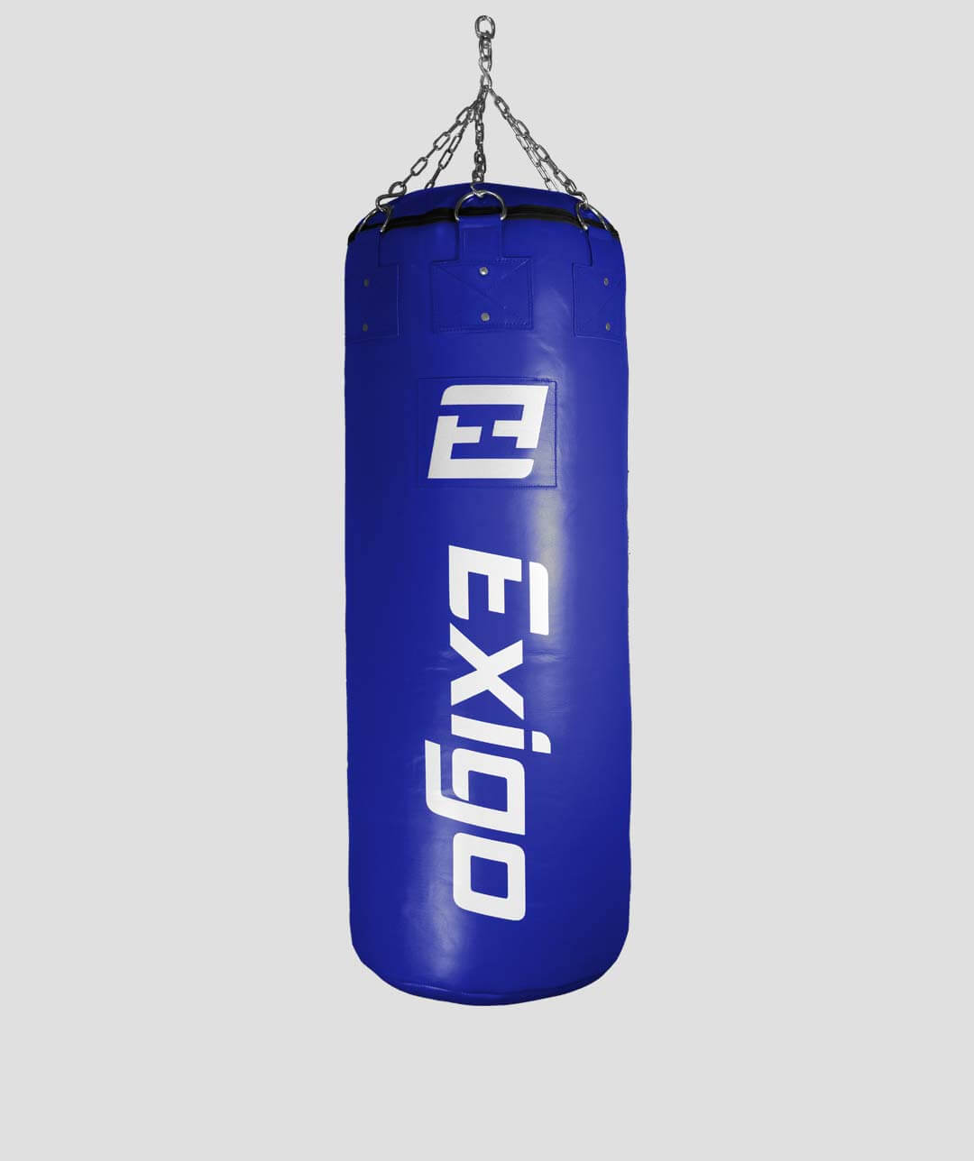4ft 60kg Super Pro Jumbo Leather Punch Bag Blue Exigo®