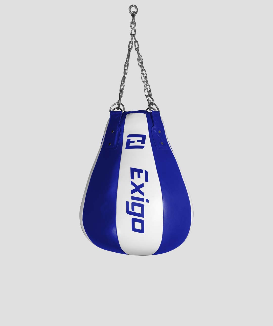 Exigo Classic Leather Maize Bag - Blue/White