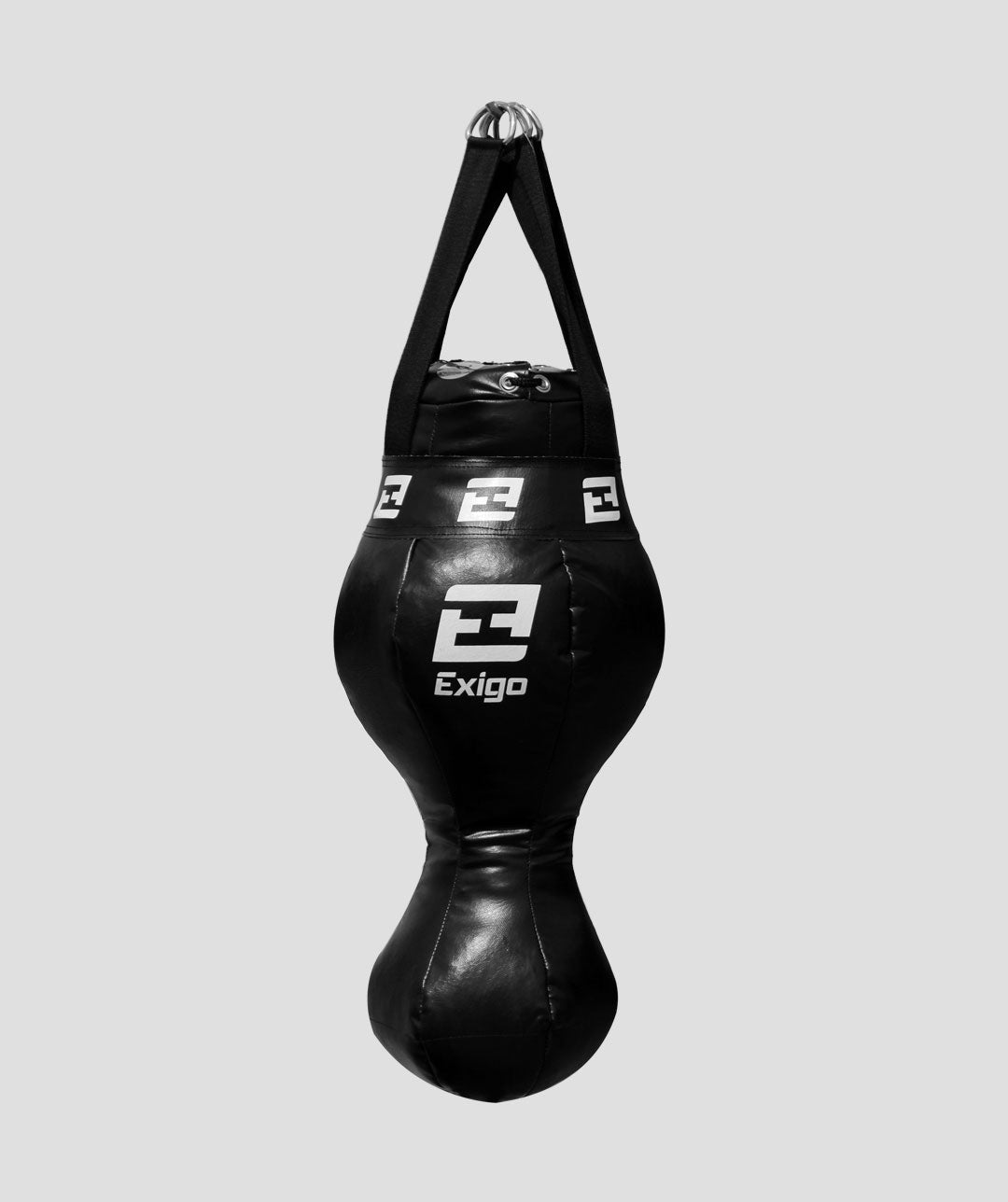 Exigo Contender 20kg Synthetic Leather 3 in 1 Punch Bag - Black