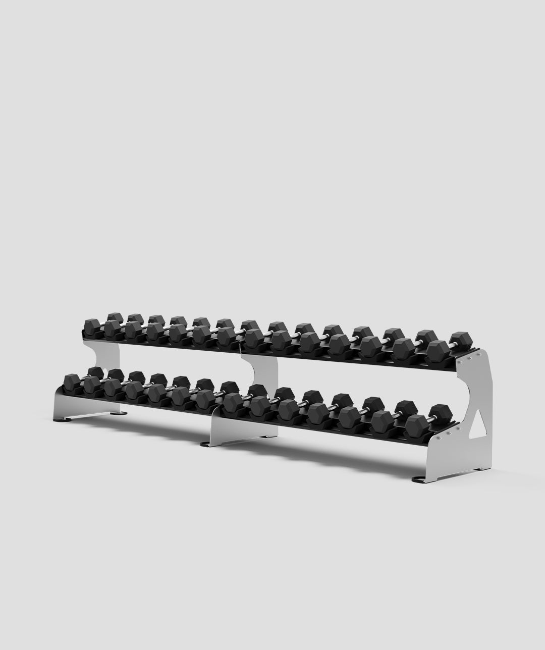 Exigo® 3.5m 2-Tier Dumbbell Rack