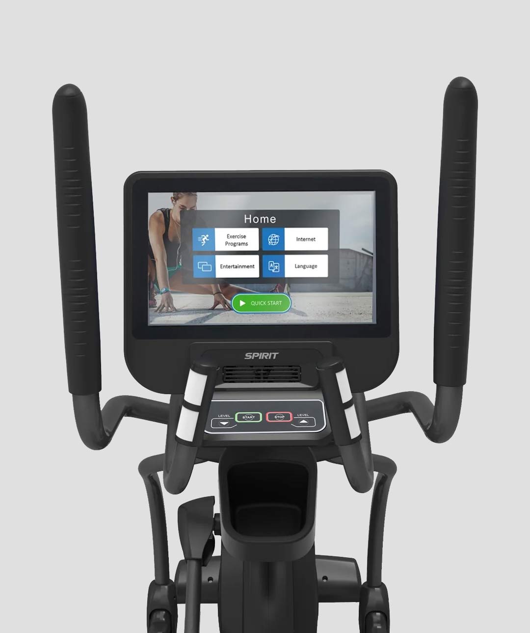 Spirit Fitness CE800ENT+ Elliptical Cross Trainer - Graphite Grey