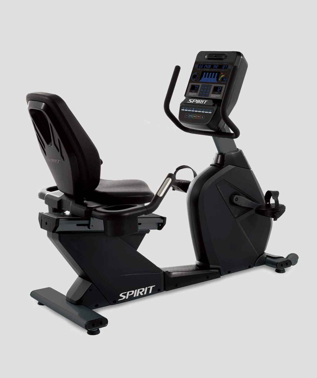 Spirit Fitness CR900 Recumbent Bike - Graphite Grey