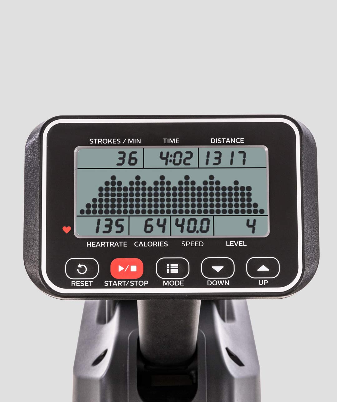 Spirit Fitness CRW800+ Rower - Graphite Grey