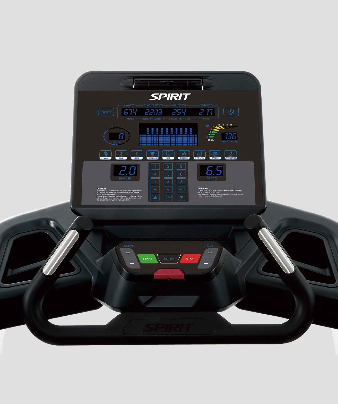 Spirit Fitness CT900 Treadmill - Graphite Grey
