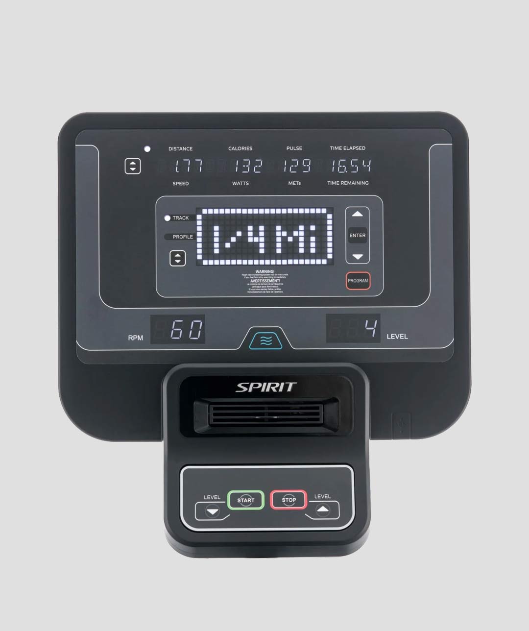Spirit Fitness CS800+ Stepper - Graphite Grey