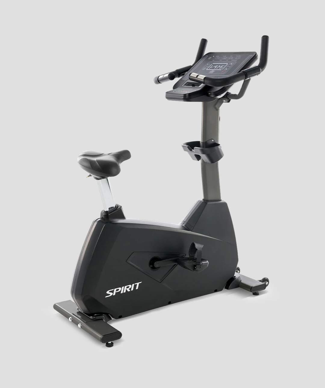 Spirit Fitness CU800+ Upright Bike - Graphite Grey