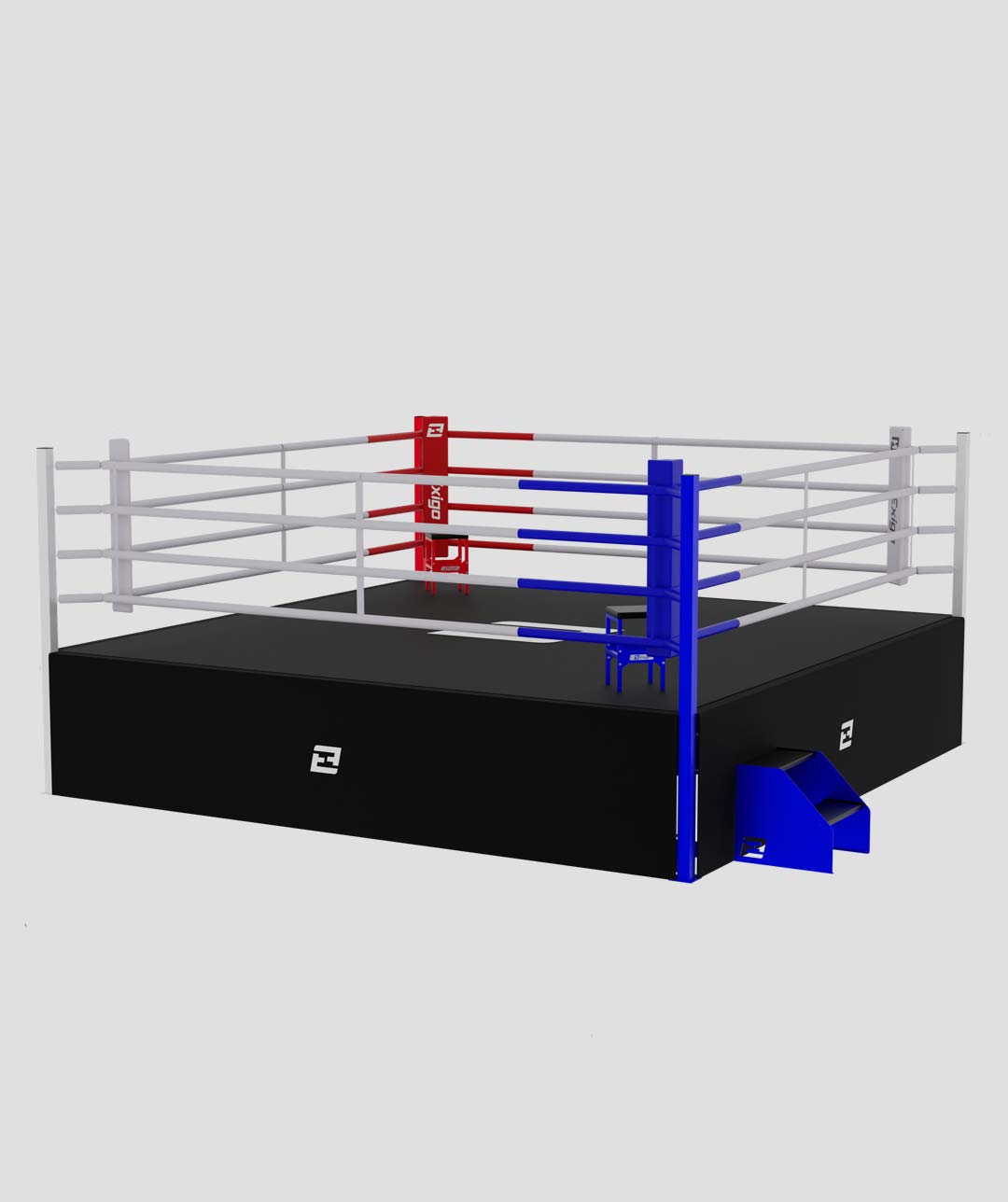 Exigo® 36" Classic Competition Boxing Ring - Black