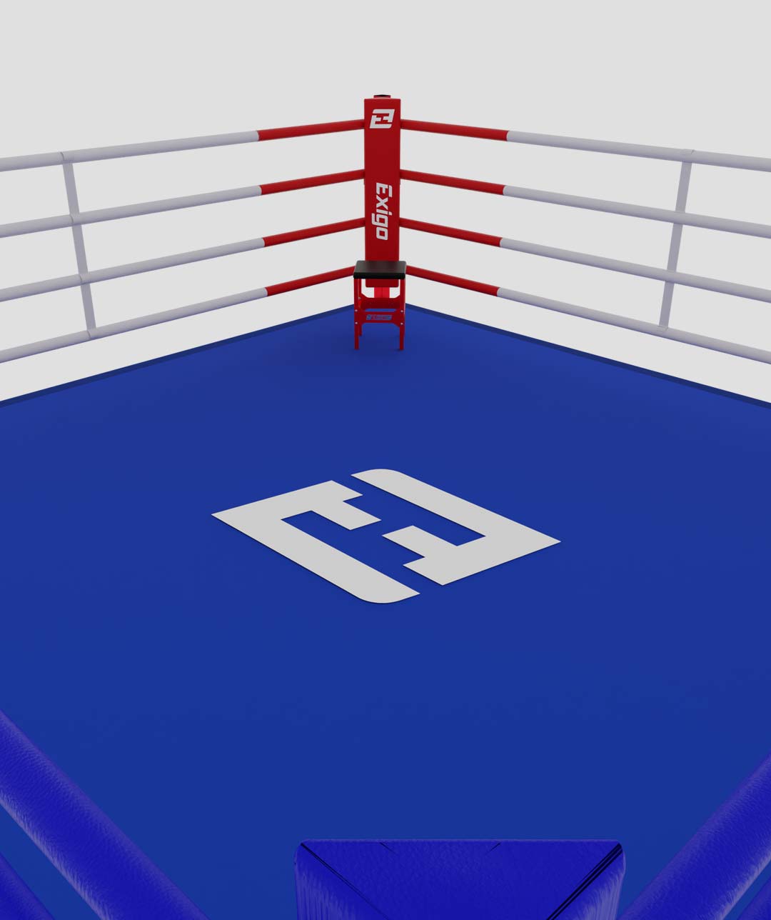 Exigo® 36" Classic Competition Boxing Ring - Blue