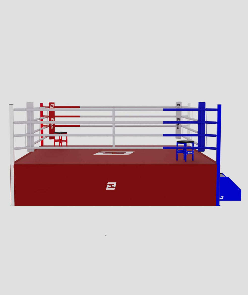Exigo® Classic Competition Boxing Ring - Red
