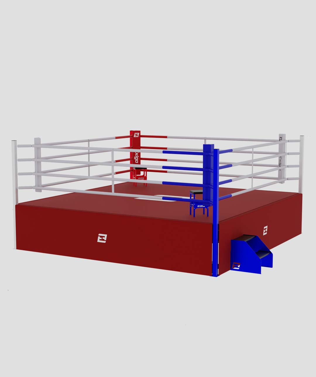 Exigo® 36" Classic Competition Boxing Ring - Red