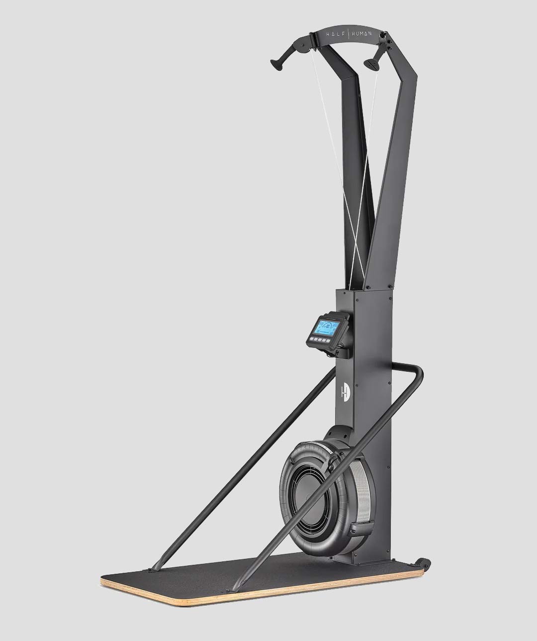 Half Human Skier with Stand