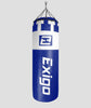 Exigo® Super Pro 4ft 6'' 75kg Immensus Leather Punch Bag - Blue/White